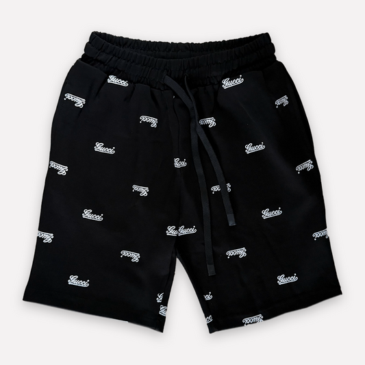 GUCCI Logo Print Shorts