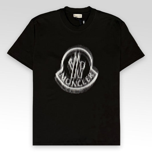 MONCLER Blurred Logo Cotton T-shirt