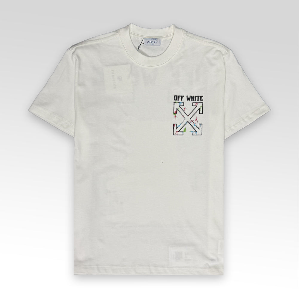 OFF-WHITE X KAWS Logo Print T-Shirt